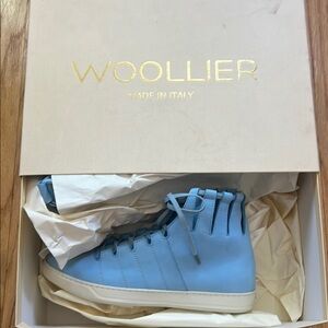 Woollier Light Blue High-Top Sneakers